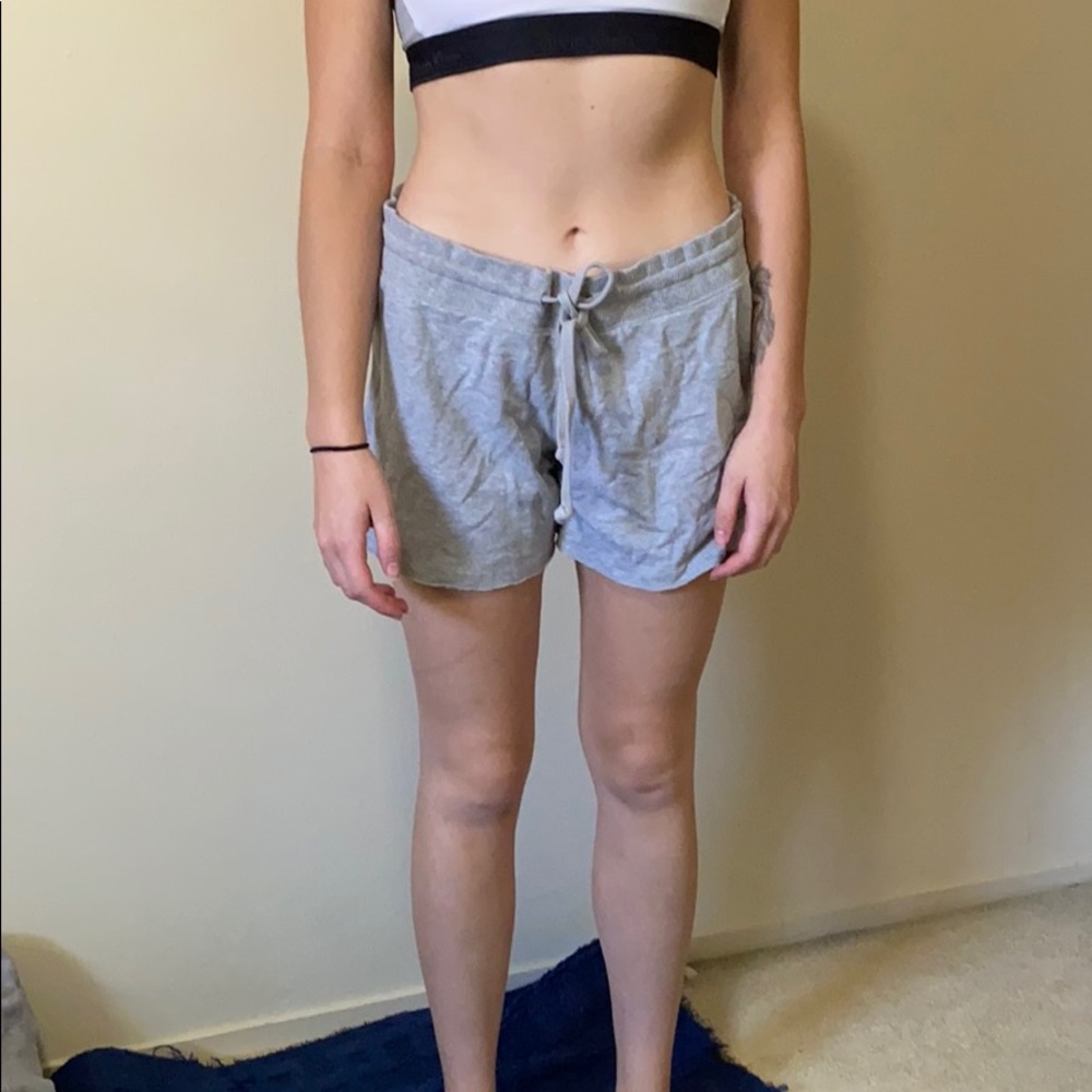 Adorable grey lounging shorts